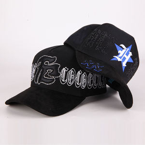 Bán Buôn Đầy Đủ Tùy Chỉnh Cổ Điển 5 Bảng Điều Chỉnh Bóng Chày Mũ Tùy Chỉnh Thêu Biểu Tượng Thể Thao Ngoài Trời Người Đàn Ông Mũ Với Rhinestone Logo - Product Image 2