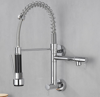 Robinet mélangeur de cuisine commercial Wayon à col de cygne haute arche, poignée ergonomique, douchette extractible moderne pour cuisine et salle de bain
