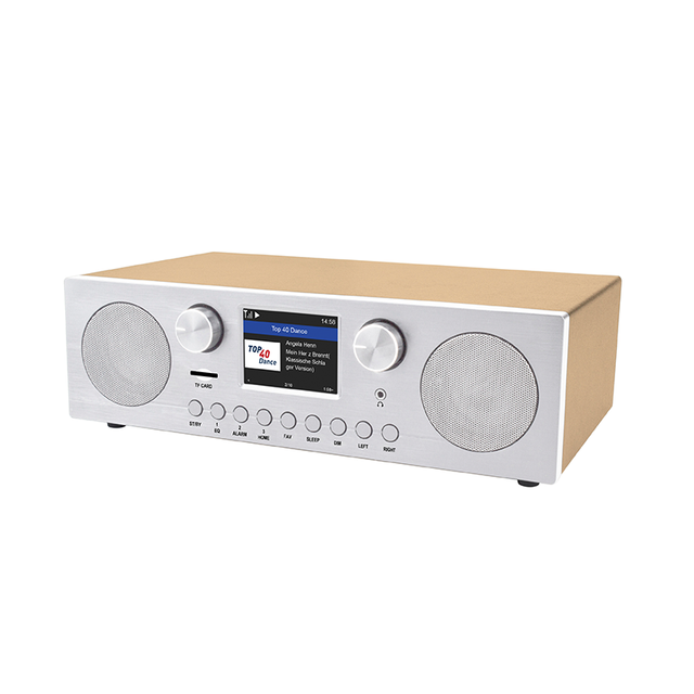 OEM ODM Outdoor Party Portable Speaker CD Player Boombox Built-in for Bluetooth DAB Waterproof FM Radio Clock Function