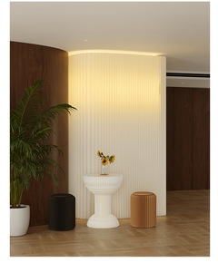 Divisor de partición de papel ajustable de longitud, pared de papel portátil plegable para decoración de boda en casa - Product Image 6