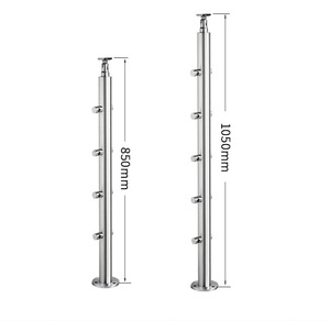 Aleader hiện đại lan can Cáp thép không gỉ 304 hệ thống lan can thanh ngang cho cầu thang ban công - Product Image 2