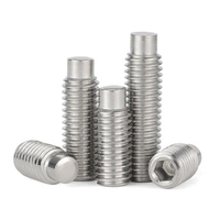 Vis sans tête à six pans creux en acier allié, grade 12.9, finition oxyde noir, DIN 915, haute résistance pour fixation de moyeu