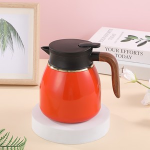 Oriente Medio personalizado 1.1L doble pared vacío café hervidor frasco de acero inoxidable aislado termo jarra teteras con colador - Product Image 3