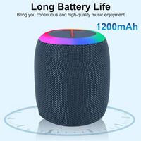 Enceinte Bluetooth Remax étanche IPX6 avec appairage TWS, son stéréo puissant 7W et lumières RGB – Enceinte sans fil portable