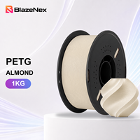 Filament d'impression 3D BlazeNex PETG 1,75 mm, bobine de 1 kg, faible tendance à la torsion, extrusion constante, résistant aux chocs, pour l'impression de modèles FDM