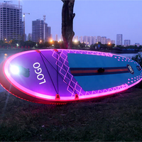 Kit d'éclairage LED pour planche à pagaie gonflable, SUP lumineux avec éclairage d'ambiance