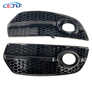 Cache phare antibrouillard pour pare-chocs avant Grille de phare antibrouillard style S-Line Plastique ABS Chrome Accessoires de voiture pour <span class=keywords><strong>Audi</strong></span> <span class=keywords><strong>Q5</strong></span> <span class=keywords><strong>2009</strong></span> 2010 2011 2012 - Product Image 4