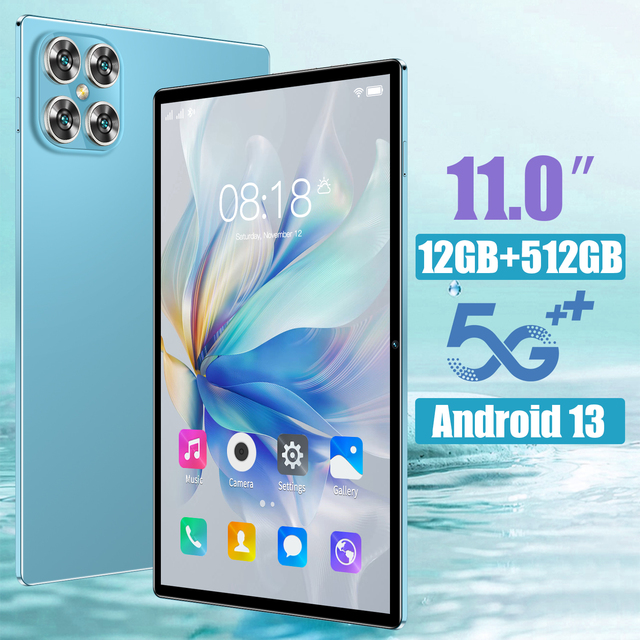 11 Inch RAM 12G 512GB ROM Android New Arrival Big Screen Tablet PC for Adult or Children