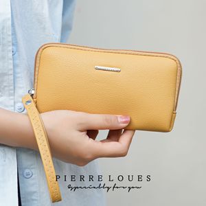 Pierreloues Women's <b>Wristlet</b> Large Capacity Zipper <b>Wallet</b> With Phone Pocket And Coin Compartment For Everyday Use - Product Image 2
