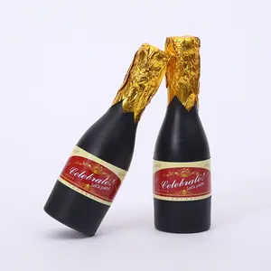 Новогоднее празднование сжатого воздуха бутылка шампанского для вечеринки конфетти Поппер
