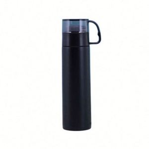 Vaso Térmico de Acero Inoxidable, Botella de Viaje con Aislamiento de Doble Pared y Tapa, Diseño Minimalista, Retención Térmica de 24 Horas - Product Image 3