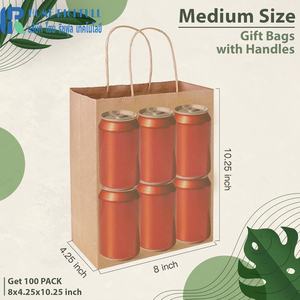 Sacs en papier kraft biodégradables HL  Logo personnalisé/Conception graphique - Product Image 3