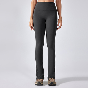 Pantaloni Fitness svasati pesca a vita alta da donna pantaloni da Yoga con stampa <span class=keywords><strong>Vintage</strong></span> <span class=keywords><strong>abbigliamento</strong></span> invernale elasticizzato traspirante - Product Image 4