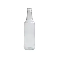 Vente en gros, offre spéciale : Bouteille de bière en verre transparent à col long de 355 ml (35 cl) avec bouchon couronne, emballage disponible, OEM/ODM disponible
