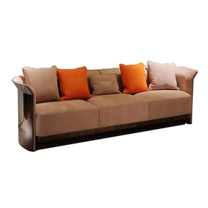 Muebles de buena calidad, sofás de diseño italiano, sofás de estilo americano de cuero genuino, Juego de <span class=keywords><strong>2</strong></span> sofás de sala de estar con precio - Product Image 5