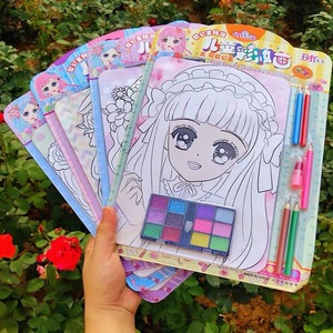 Ugly Little Girl Meimei Maquillage coloré pour enfants, Peinture artistique DIY à remplir pour filles princesse, Art de la peinture et du graffiti - Product Image 4