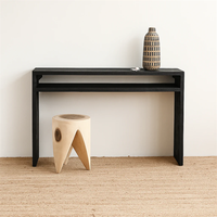 Table console en bois moderne, polyvalente et élégante pour salon et appartement
