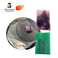 Sacs antistatiques en LDPE, imprimés en gravure et sérigraphie, taille/couleur/épaisseur personnalisables, recyclables, à fond plat pour