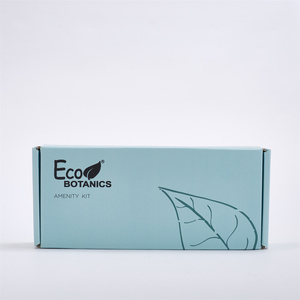 Conjunto de servicios de hotel desechables personalizados de lujo Champú de plástico de lujo moderno con color y logotipo personalizados para uso en aerolíneas - Product Image 2