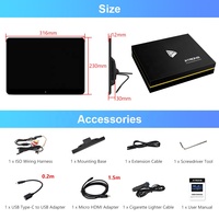 Écran de voiture Android rotatif XTRONS 14 pouces pour siège arrière, 4+64 Go, mode portrait, entrée HD, divertissement pour siège arrière, moniteur de voiture