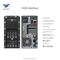 Serveur de station de travail Dell T430 silencieux à double processeur pour stockage de base de données informatique ERP en cloud