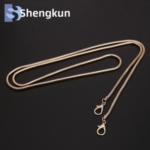 Tracolla <span class=keywords><strong>a</strong></span> catena in metallo per borsa, con chiusura <span class=keywords><strong>a</strong></span> <span class=keywords><strong>gancio</strong></span> sottile, stile snake-bone, design <span class=keywords><strong>a</strong></span> scatola, semplicità urbana, riduce il peso, per zaino - Product Image 4