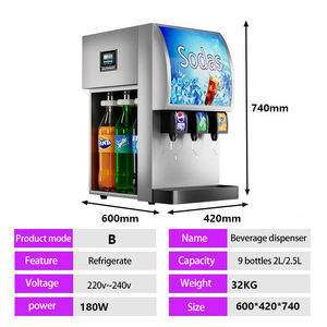 Distributeur de Cola Électrique Commercial pour Boissons Gazeuses et Jus – Machine à Boissons Post-Mix - Product Image 4