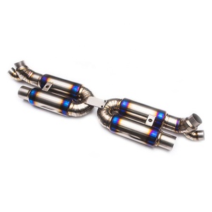 Silenciador de Escape de Titanio y Acero Inoxidable para Porsche <span class=keywords><strong>911</strong></span> <span class=keywords><strong>Turbo</strong></span> / <span class=keywords><strong>Turbo</strong></span> <span class=keywords><strong>S</strong></span> 991.1 <span class=keywords><strong>991.2</strong></span> - Product Image 1
