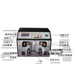 Automatic Wire 3D Bend <b>Machine</b> 0.75 to 35mm2 Wire <b>Cable</b> Cutting <b>Stripping</b> Bending <b>Machine</b> Wire <b>Stripping</b> Bending <b>Machine</b> - Product Image 6