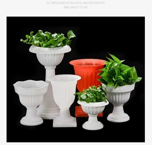 Pots <span class=keywords><strong>de</strong></span> fleurs en plastique en gros, jardinières hydroponiques créatives sur pieds hauts, pots <span class=keywords><strong>de</strong></span> jardin extra larges <span class=keywords><strong>de</strong></span> grande capacité - Product Image 6