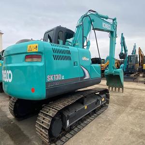 Fabriqué au Japon Les machines de construction d'origine ont utilisé 13 tonnes mini-pelle kobelco Excavator Kobelco SK130 Bon prix à vendre - Product Image 2