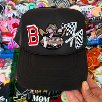 3 Pièces Patch de football, Badge brodé motif casque léopard, Applique chapeau de cowgirl thermocollante pour la décoration de vêtements de sport et les nœuds de jour de match