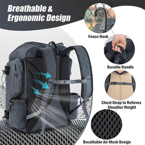 BSCI usine nouveau sac de crosse de grande capacité étanche voyage Sports de plein air Camping Hockey sac à dos raquette sacs de Sport - Product Image 4