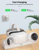 Base de chargement sans fil pour Vr Vr 2 Chargeur double siège pour support de chargement sans fil
