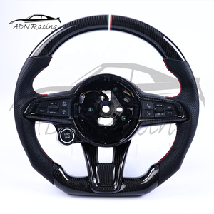 <span class=keywords><strong>พวงมาลัย</strong></span>คาร์บอนไฟเบอร์แบบสปอร์ตสำหรับ Alfa Romeo Stelvio Giulia ปี 2017-2021 - Product Image 2