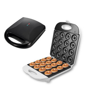 Machine à sandwich 4 tranches Machine à gaufres multifonctionnelle pour le petit-déjeuner à la maison Mini Egg Bubble Donut Waffle Maker - Product Image 1