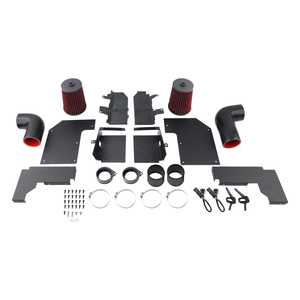 Kit d'admission d'air froid de haute qualité AOSU pour C400 C450 C43 AMG GLC43 M276 3.0T Performance AIM092-BK-RD (à partir de 2012) - Product Image 1