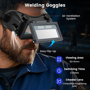 Casque de soudage solaire à obscurcissement automatique True Color / Lunettes de soudeur / Casque de protection contre l'arc électrique pour le soudage / Équipement - Product Image 4