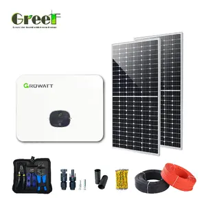 Schlussverkauf 100 kW 150 kW 500 kW netzkrankheits-solar-PV-System für einfache Fabrikinstallation wartungsfreie bafizielle Solarpanel