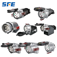 Prise industrielle haute intensité SFE, fabricant CEE/IEC IP67, 200A 250A 400A, 4 broches 5 broches 3P+N+E, sortie 380-415V, triphasée, 6H