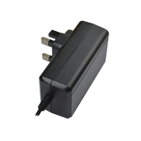 Adaptateur secteur mural 36W 12V 3A, prise UK, 5.5*2.1mm, OVP OCP SCP pour CCTV, bande LED, mini routeur, POS, CE FCC RoHS OEM