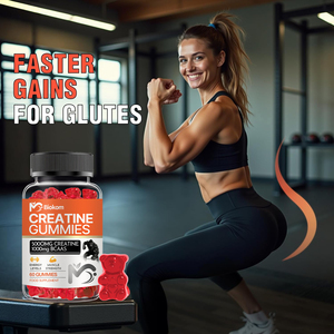 Integratore Pre-<span class=keywords><strong>Allenamento</strong></span> OEM con Etichetta Privata, Creatina Monoidrato in Gommose 5g, Gusto Halal, Integratori di Creatina per Donne e Uomini - Product Image 3