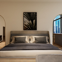 Delyah – Service de rendu 3D de design d'intérieur moderne de luxe italien pour salles à manger de villas – Taille/couleur personnalisables, durable