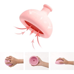 Silicone Palm petto coppa percussione petto terapia fisica tazza pressione tamburo trattamento di massaggio per espettorazione - Product Image 2