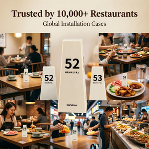 Sistema de Llamada para Servidores con Localizador de Mesa para Personal de Entrega en Restaurantes de Comida Rápida, Encuentra Rápidamente los Asientos de los Clientes - Product Image 1