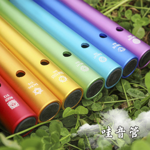 Instrumento de Percusión, Tubos Wah Wah de Siete Colores, Sonido de Rana, para Terapia de Sonido - Product Image 3