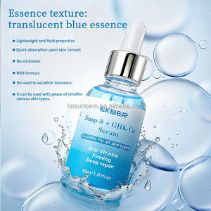Etiqueta privada Péptido de cobre azul Cuidado DE LA PIEL Esencia facial Hidratante Antienvejecimiento Levantamiento de arrugas Reafirmante Snap-8 Ghk-Cu <span class=keywords><strong>Serum</strong></span> - Product Image 5
