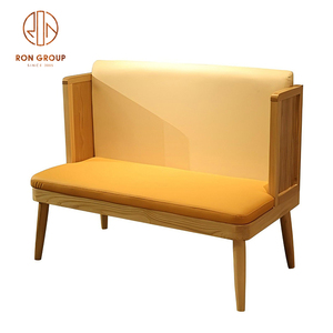 Juego <span class=keywords><strong>de</strong></span> Muebles Modernos <span class=keywords><strong>para</strong></span> Restaurante, Sofá en Forma <span class=keywords><strong>de</strong></span> U <span class=keywords><strong>de</strong></span> Madera, Mesas Rectangulares <span class=keywords><strong>de</strong></span> Madera <span class=keywords><strong>para</strong></span> Cafetería y Sillas <span class=keywords><strong>de</strong></span> Madera a Juego <span class=keywords><strong>para</strong></span> Cafetería - Product Image 6