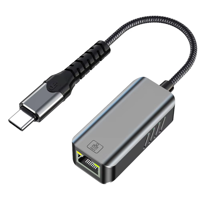 5000Mbps USB-C Ethernet Adapter Type C RJ45 5G USB 3.0 Aluminum Alloy Wired Network Card Converter Hub Laptop Win 7/8/10 Stock