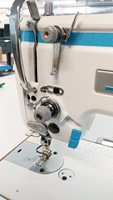 Machine à coudre plate industrielle à aiguille simple Jack A6F-E avec alimentation par aiguille anti-désalignement